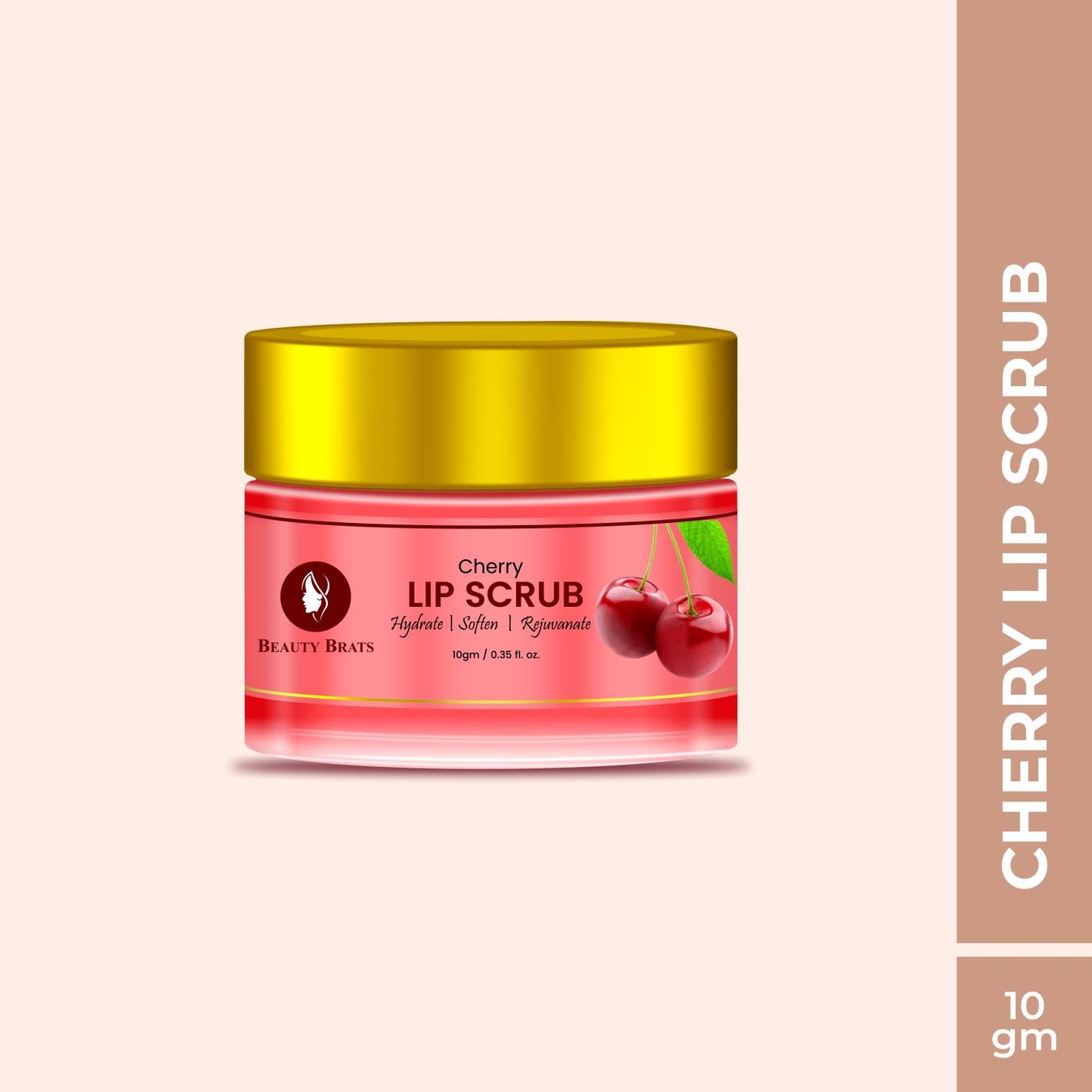 Beauty Brats Lip Scrub Cherry 0.35 fl/oz Beauty and Personal Care BEAUTY BRATS