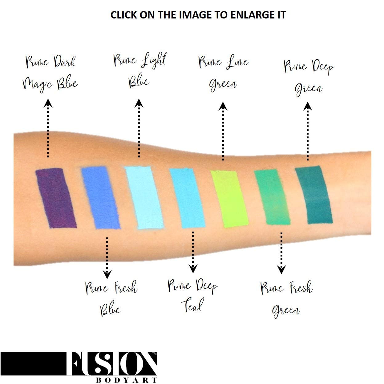 Fusion Body Art Pro Face Paint | Prime Lime Green (32gm), Professional Quality Water Activated Face and Body Paint Supplies Single Makeup Cake Beauty & Personal Care FUSION BODY ART