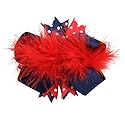 juDanzy Large Red White and Blue Patriotic Hair Bow Clip for Girls Beauty & Personal Care juDanzy