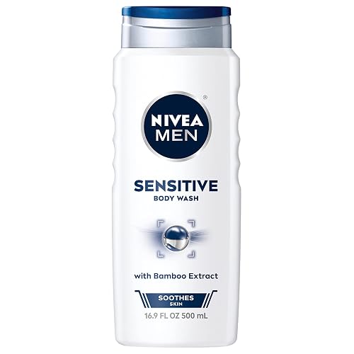 Nivea Men Sensitive 3-in-1 Body Wash 16.9oz Beauty & Personal Care NIVEA MEN