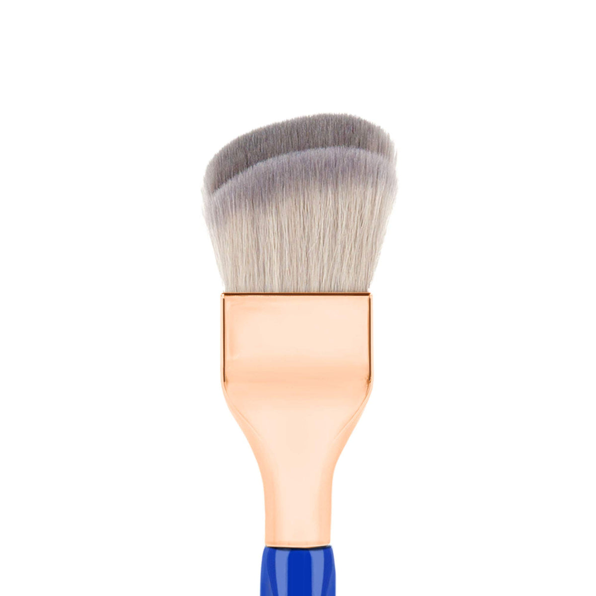 Bdellium Tools Professional Makeup Brush - Golden Triangle 951 Small Slanted Double Dome Blender - With All Vegan and Soft Synthetic Fibers,