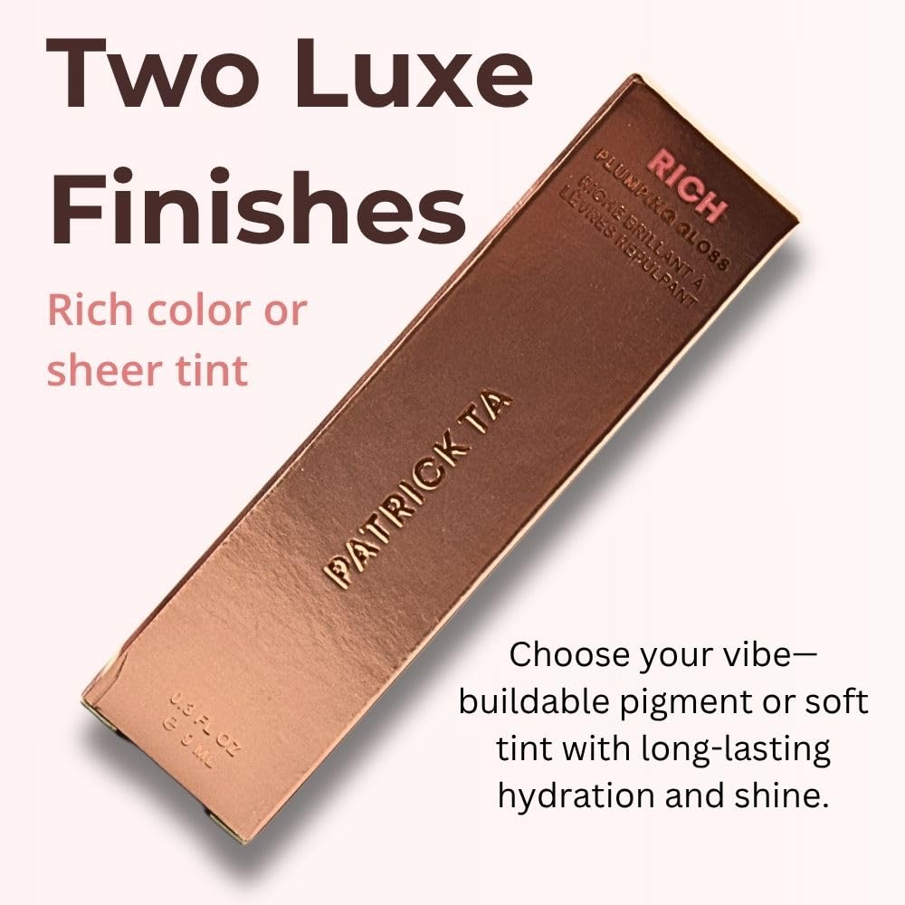 PATRICK TA Major Volume Plumping Lip Gloss - Say Less - Rich Milky Pink, Superficial Beauty & Personal Care PATRICK TA