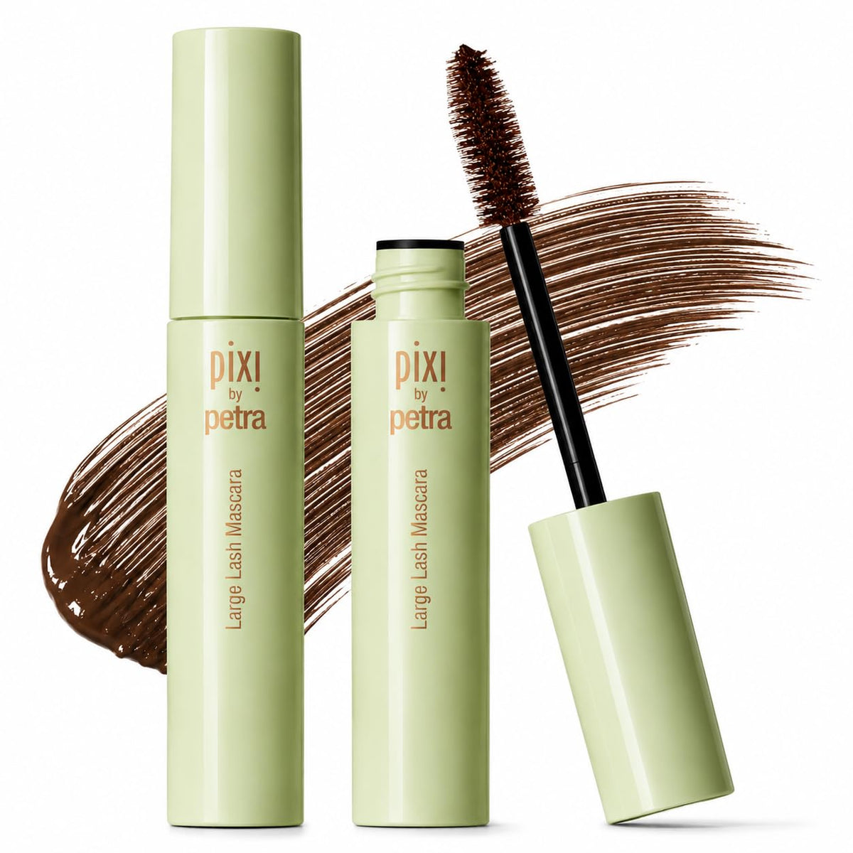 Pixi Large Lash Mascara | Extreme Volume & Lengthening Mascara with Vitamin E, Panthenol & Bamboo | Smudge-Proof & Water-Resistant | Buildable &