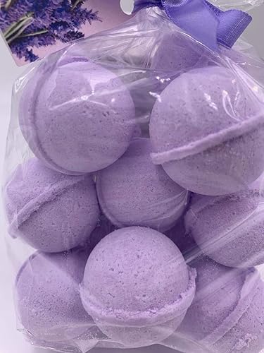 Spa Pure Lavender Vanilla Bath Bombs - Made with Shea Butter - Ultra Moisturizing and Best for All Skin Types - Each 1 oz - (14 Count in Pack 1) Beauty & Personal Care Spa Pure