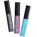 Amscan Multicolor Glitter Lip Gloss - 3 Pcs. - Shimmering Design, Perfect Costume Accessory For Parties, Events & Everyday Glamour Beauty & Personal Care Amscan