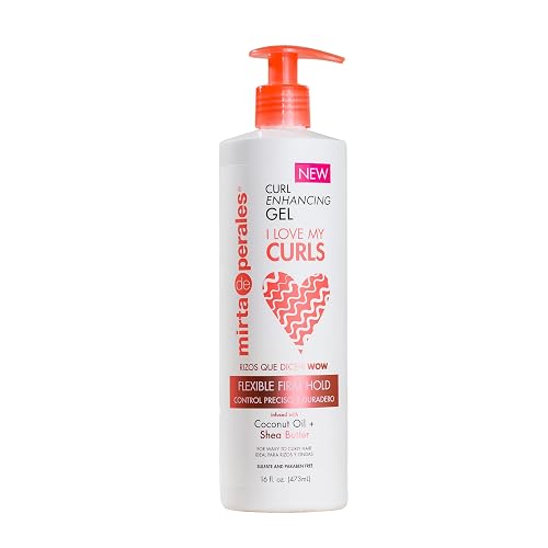 Mirta de Perales I Love My Curls Curl Enhancing Gel for Curly & Coily Hair | Hydrating Coconut & Shea Butter Gel for Frizz Control & Flexible Hold | Beauty & Personal Care Mirta De Perales