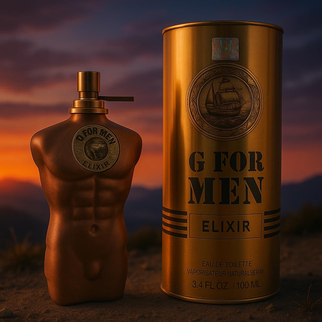MCH BEAUTY LLC G FOR MEN ELIXIR designer cologne fragrance 3.4 Fl. Oz. Eau de Toilette Spray (G FOR MEN ELIXIR) Beauty & Personal Care MCH BEAUTY LLC