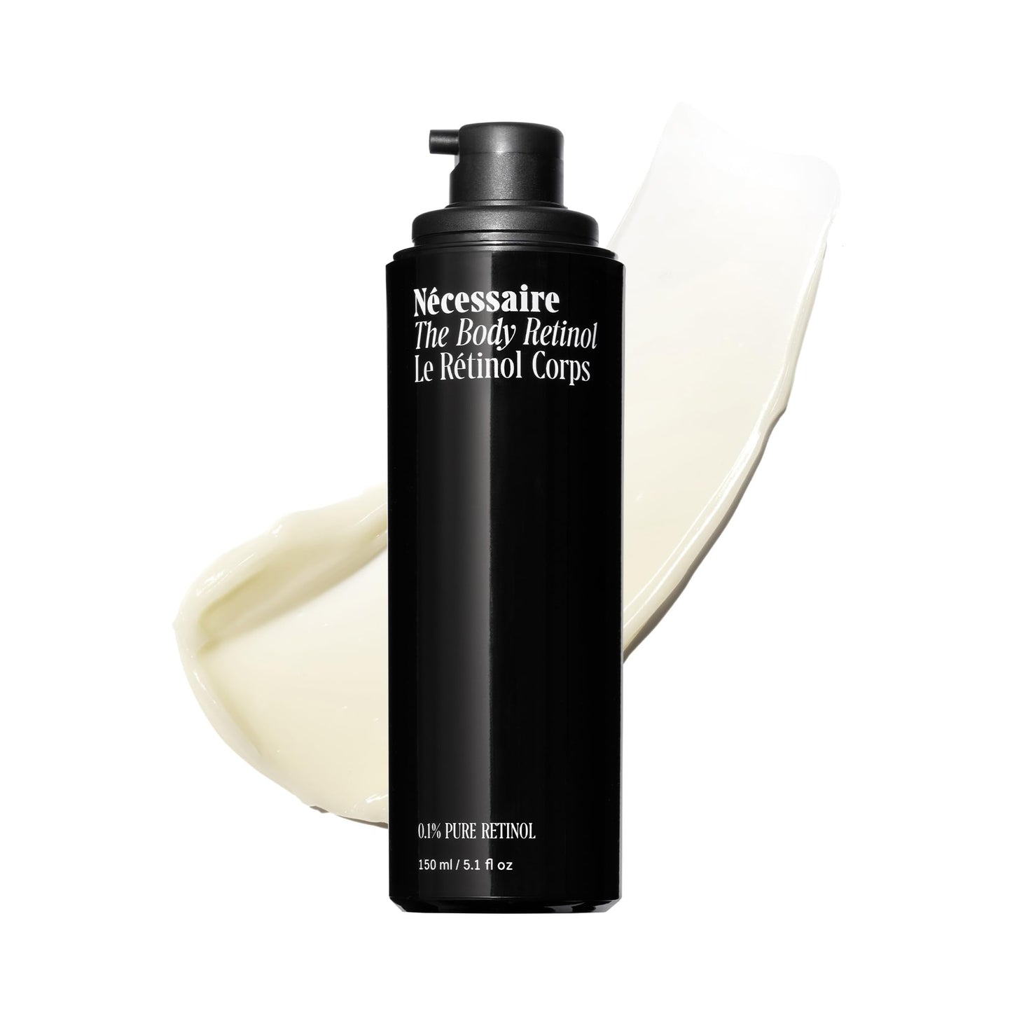 Nécessaire The Body Retinol - Firming Repair Serum + Retinol Body Lotion For Women & Men. Wrinkle + Line Prevention. 0.1% Pure + 10% AHA Crepey Skin Beauty and Personal Care Nécessaire