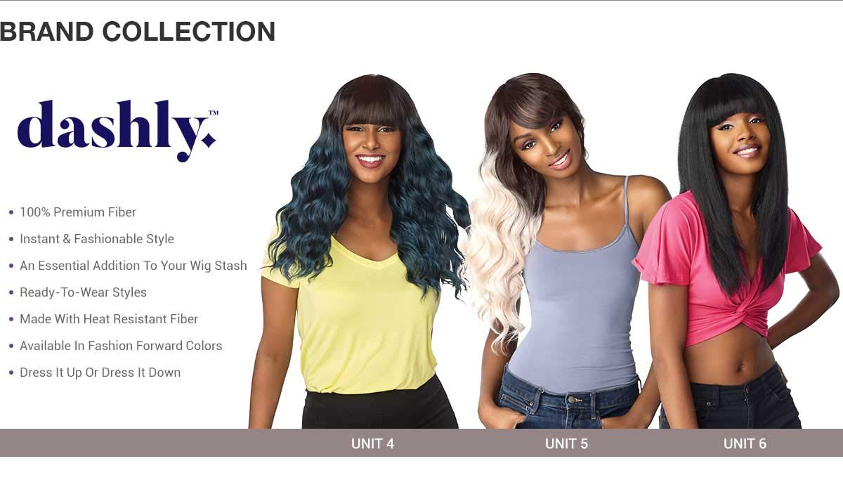 Sensationnel Dashly Wig-Unit 6, 2 DARKBROWN