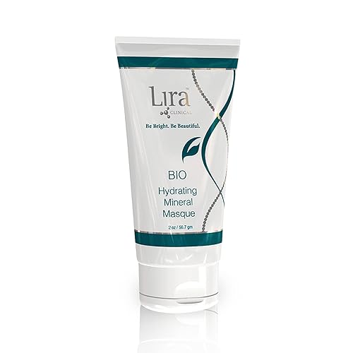Lira Clinical BIO Hydrating Mineral Masque - Intense Nourishing Mineral Facial Mask with Hyaluronic Acid, Vitamin C & Green Tea - Anti-acne Beauty & Personal Care Lira Clinical