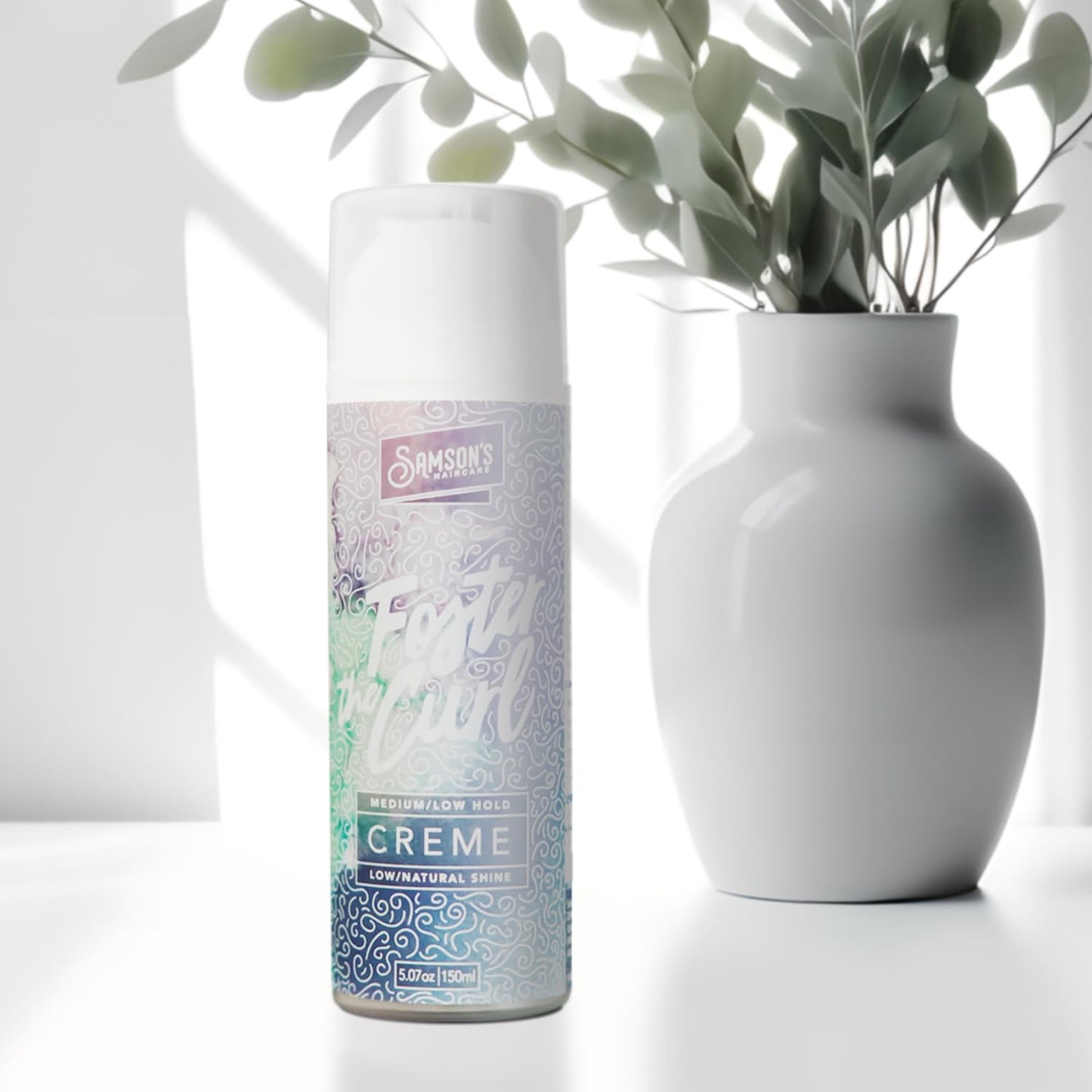 SAMSON'S HAIRCARE Foster the Curl Creme, For Textured Hair, Defines and holds curls all day, Nourishes and Strengthens hair, Protein packed formula Beauty & Personal Care SAMSON'S HAIRCARE