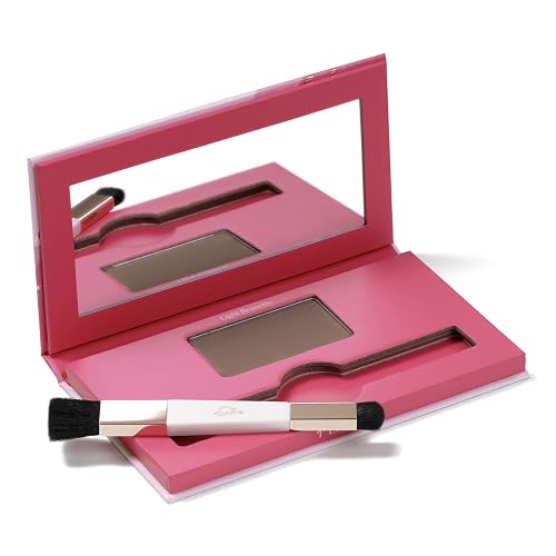 eSalon Root Touch Up + Brow Powder, Conceal & Cover (Light Brunette) - Hairline Powder for Women - Scalp Concealer & Filler for Thinning & Gray Hair Beauty & Personal Care eSalon