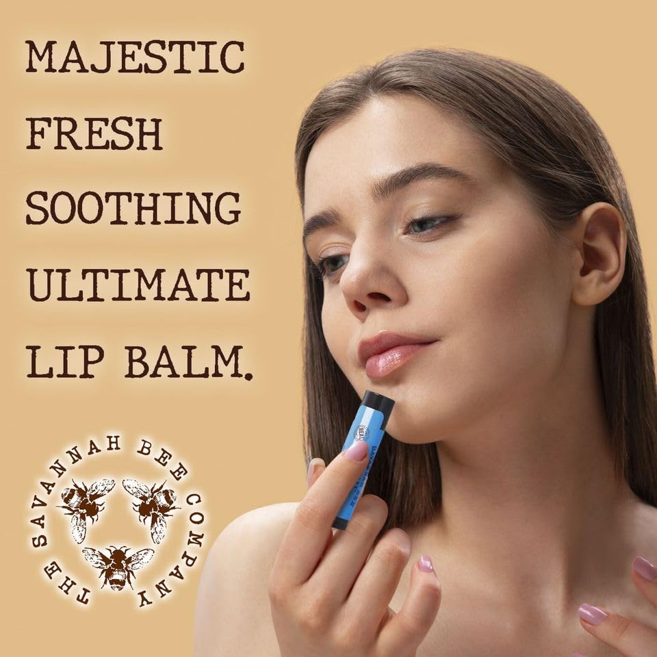 Savannah Bee Company Lip Balm - Lip Moisturizer for Chapped Lips - Hydrating Lip Balm with Pure Honey Beauty & Personal Care Savannah Bee Company