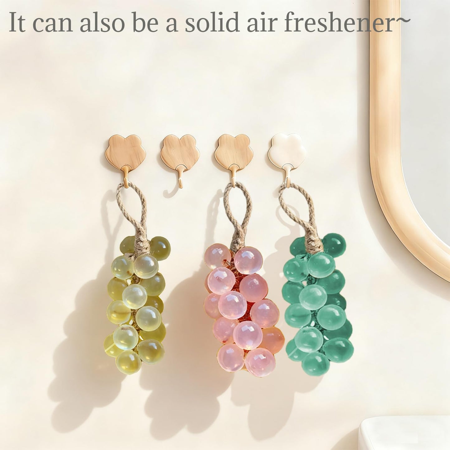 YcaeyLnaR Handcrafted Grape Soap on a Rope - Crystal Grape Cluster for Hand and Body, Natural Cold Process Artisan Soaps, Decorative Soap Bars Beauty & Personal Care YcaeyLnaR
