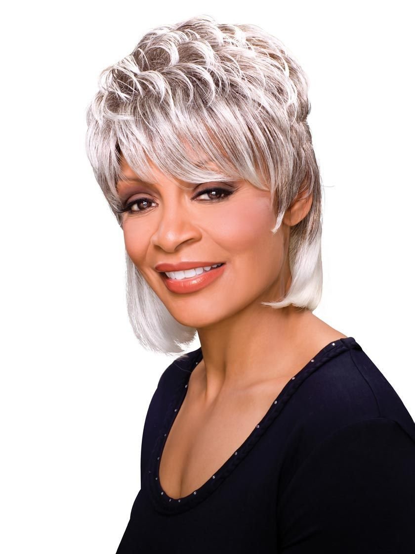 Foxy Silver Wig Peggy Color (3T44)