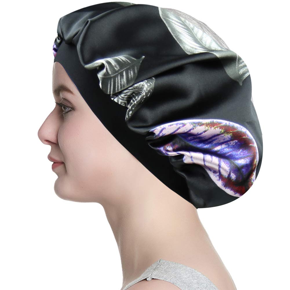 Satin Night Cap for Sleeping Chic Sleep Hair Wraps for Women Beauty and Personal Care Alnorm