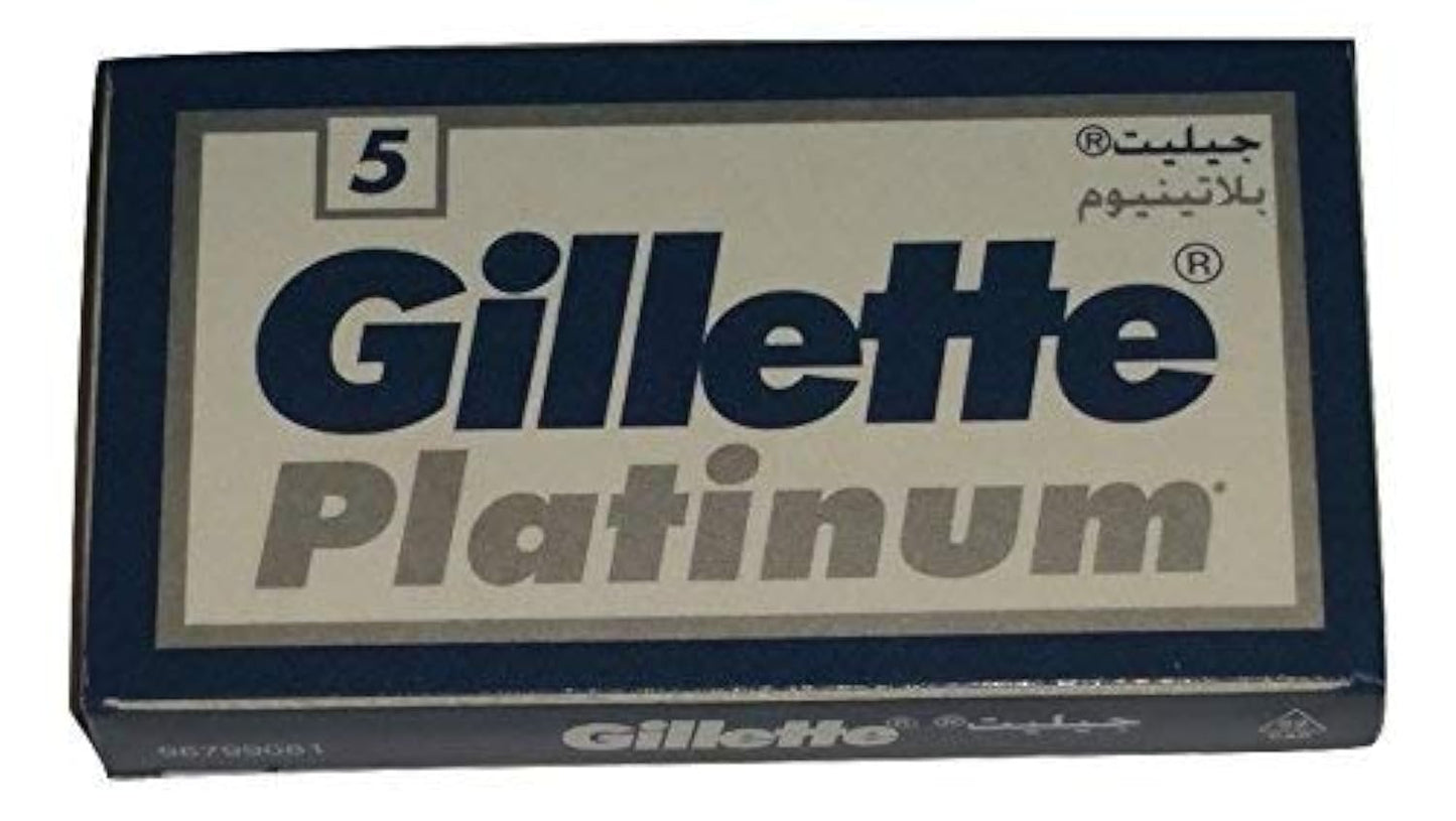 100 GILLÈTTE Platinum Double Edge Razor Blades Made in Russia Beauty and Personal Care 7 O'clock