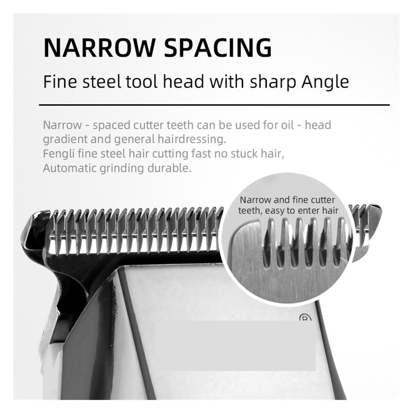 Razors Professional Hair Clipper Beard Trimmer for Men Adjustable Speed LED Digital Carving Clippers Electric Razor KM-5027 Beauty and Personal Care EWKYLSEM