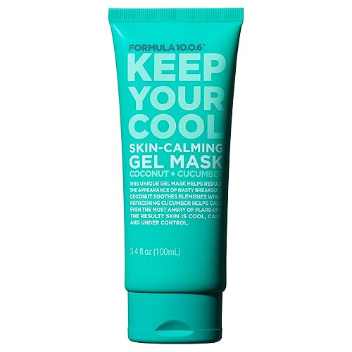 FORMULA 10.0.6 - Keep Your Cool Skin-Calming Gel Mask that Soothes Blemishes and Calms the Skin 3.4 fl oz (100ml) Beauty & Personal Care FORMULA 10.0.6