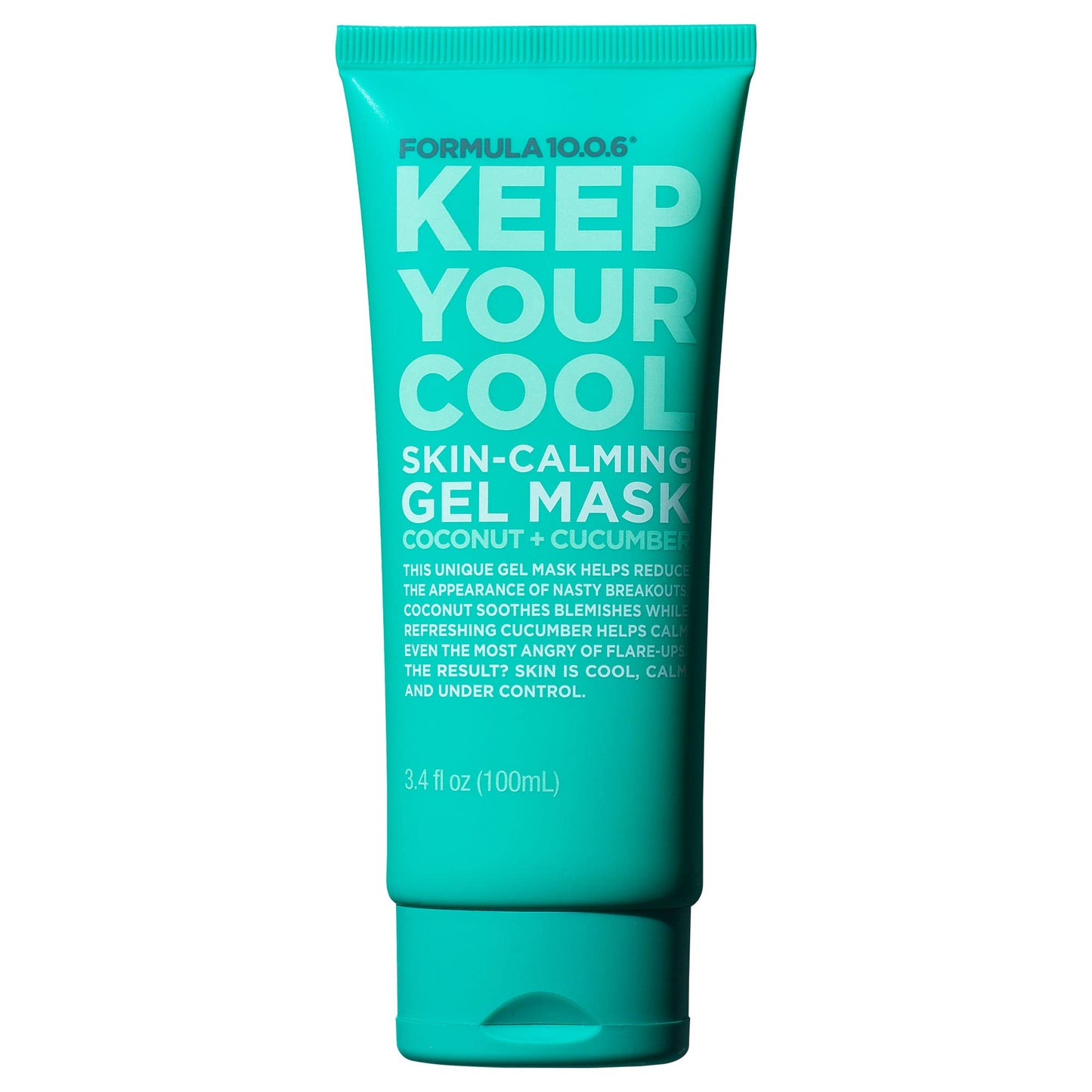 FORMULA 10.0.6 - Keep Your Cool Skin-Calming Gel Mask that Soothes Blemishes and Calms the Skin 3.4 fl oz (100ml) Beauty & Personal Care FORMULA 10.0.6