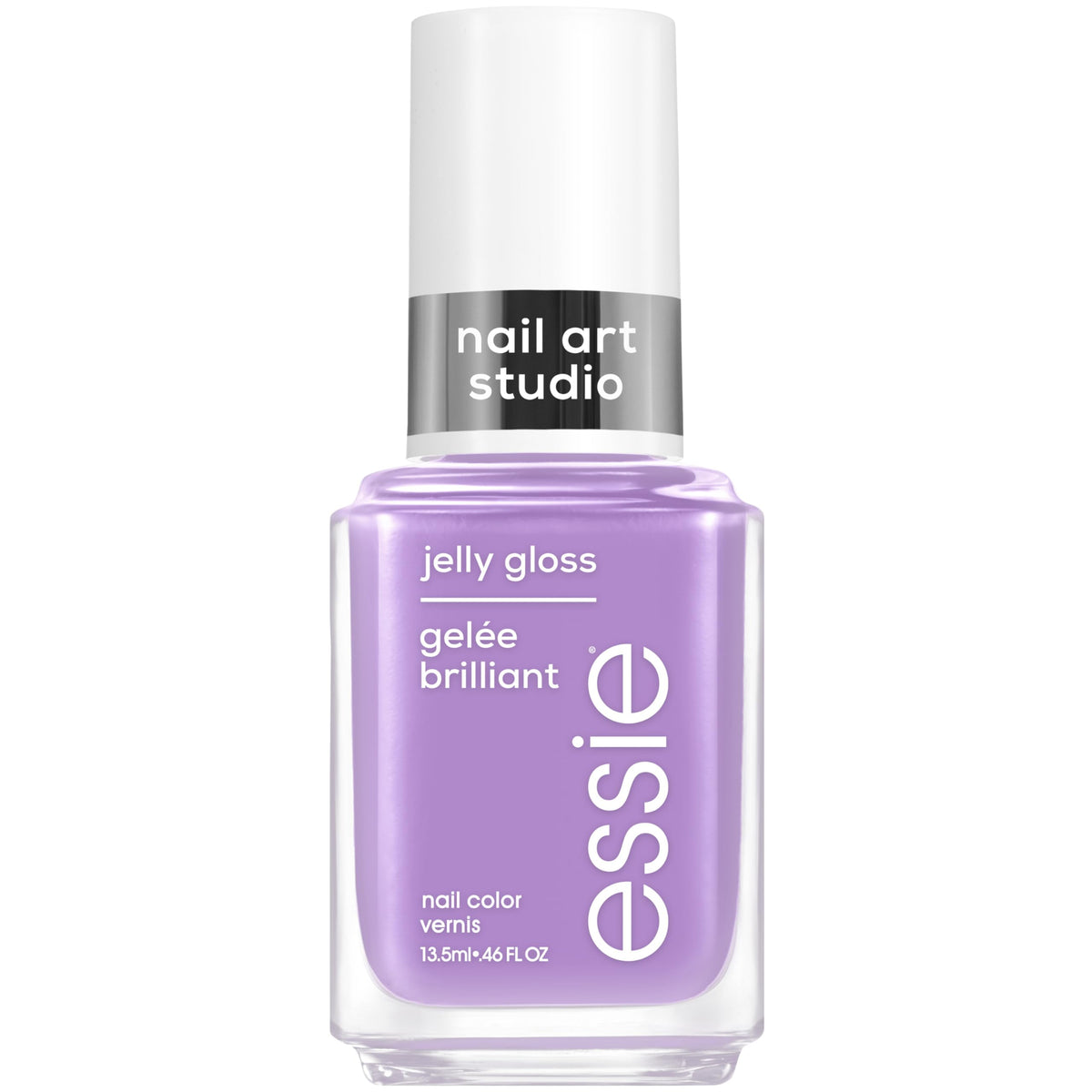 essie Nail Art Studio Jelly Gloss Polish, Vegan, Sheer Purple Nail Polish, Orchid Jelly, 0.46 Fl Oz