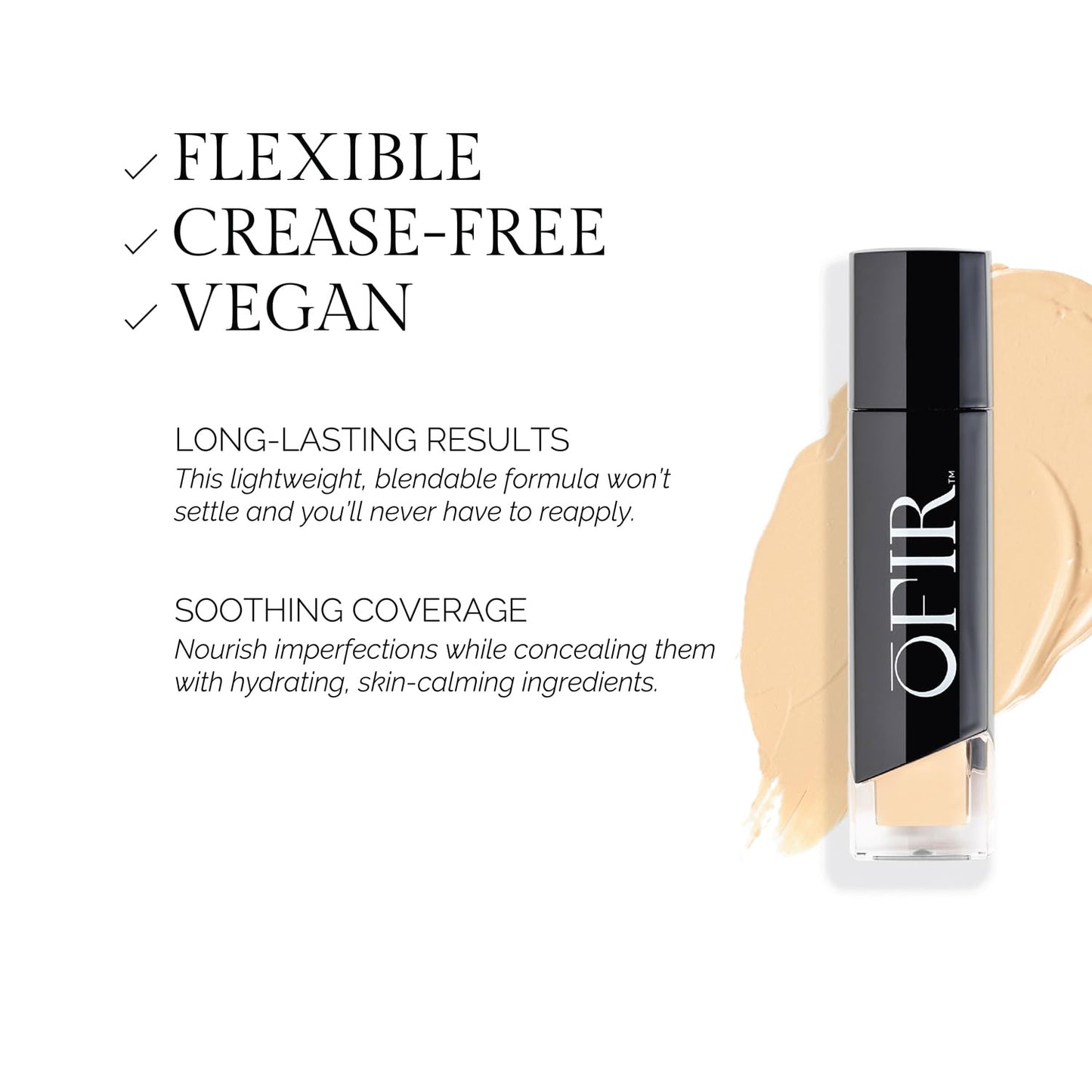 OFIR Perfected Weightless Concealer | Porous Coverage Blends for Smooth Finish | Covers Dark Circles Vegan Concealer | Botanical Formula Soothes Beauty & Personal Care OFIR