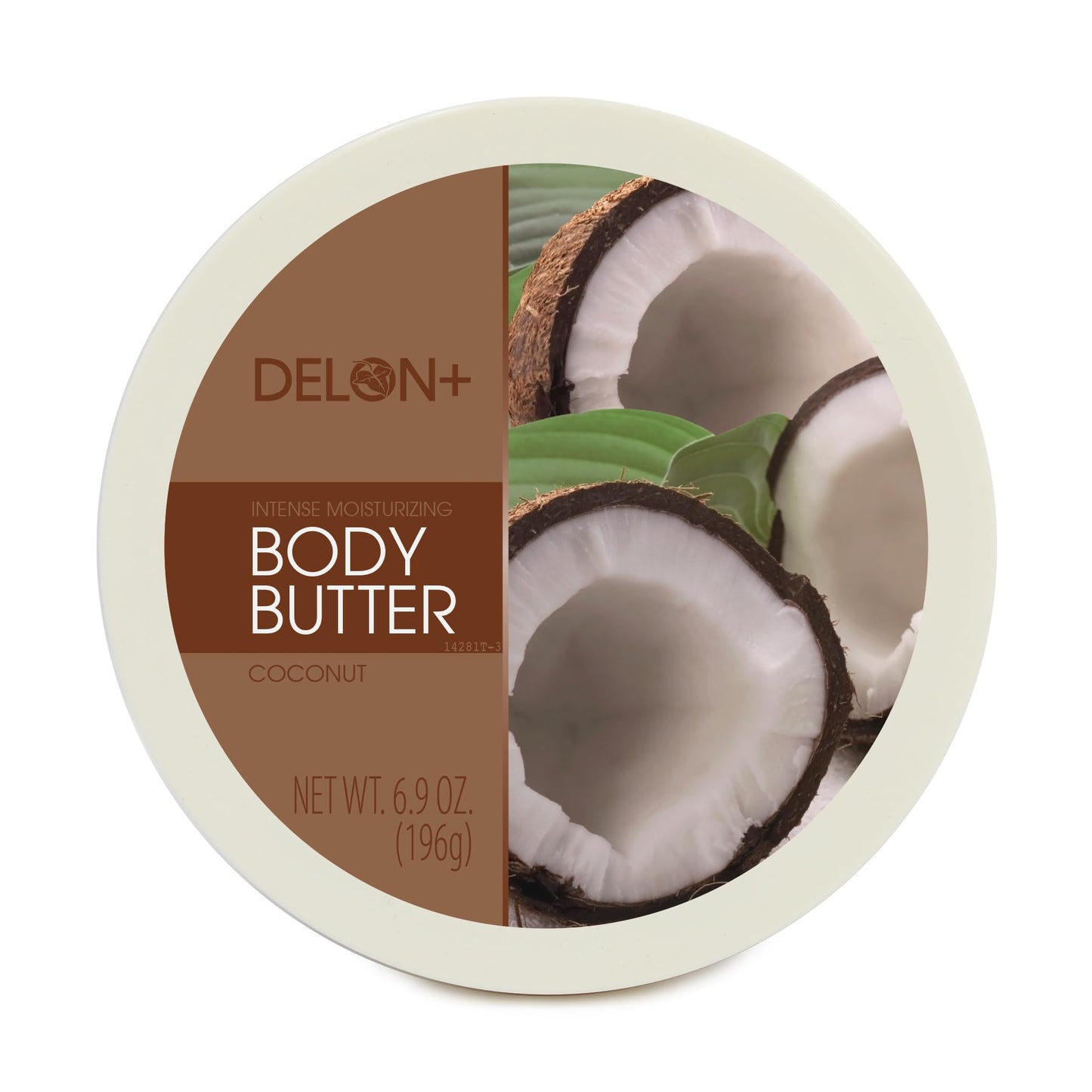 DELON Intense Moisturizing Body Butter, Coconut with Coconut Oil, 6.9 oz Beauty & Personal Care DELON