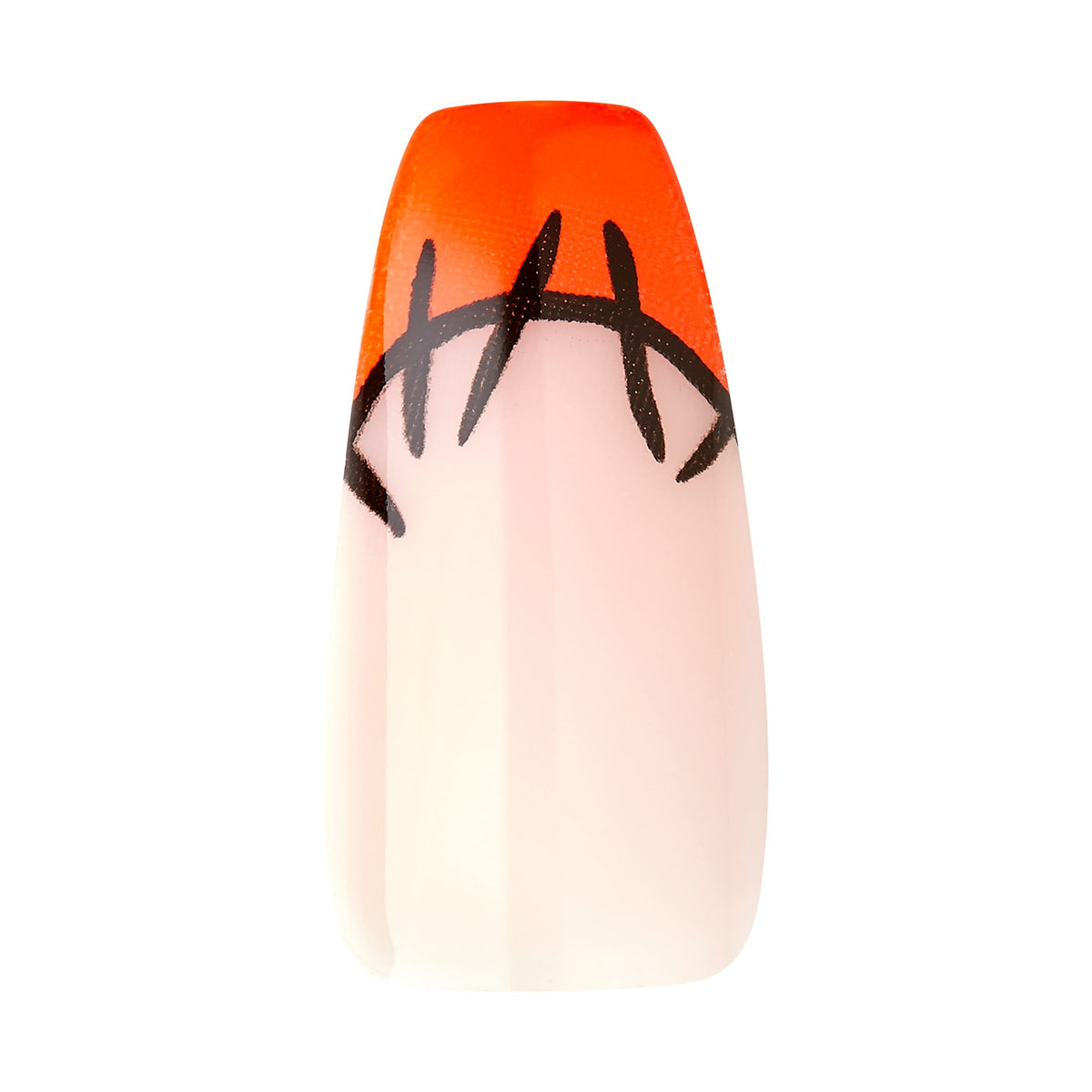 KISS Special Design Halloween Fake Nails, Glow-In-The-Dark, Style ‘Wicked’, with Pink Gel Nail Glue, Mini Nail File, Manicure Stick, & 28 False Nails