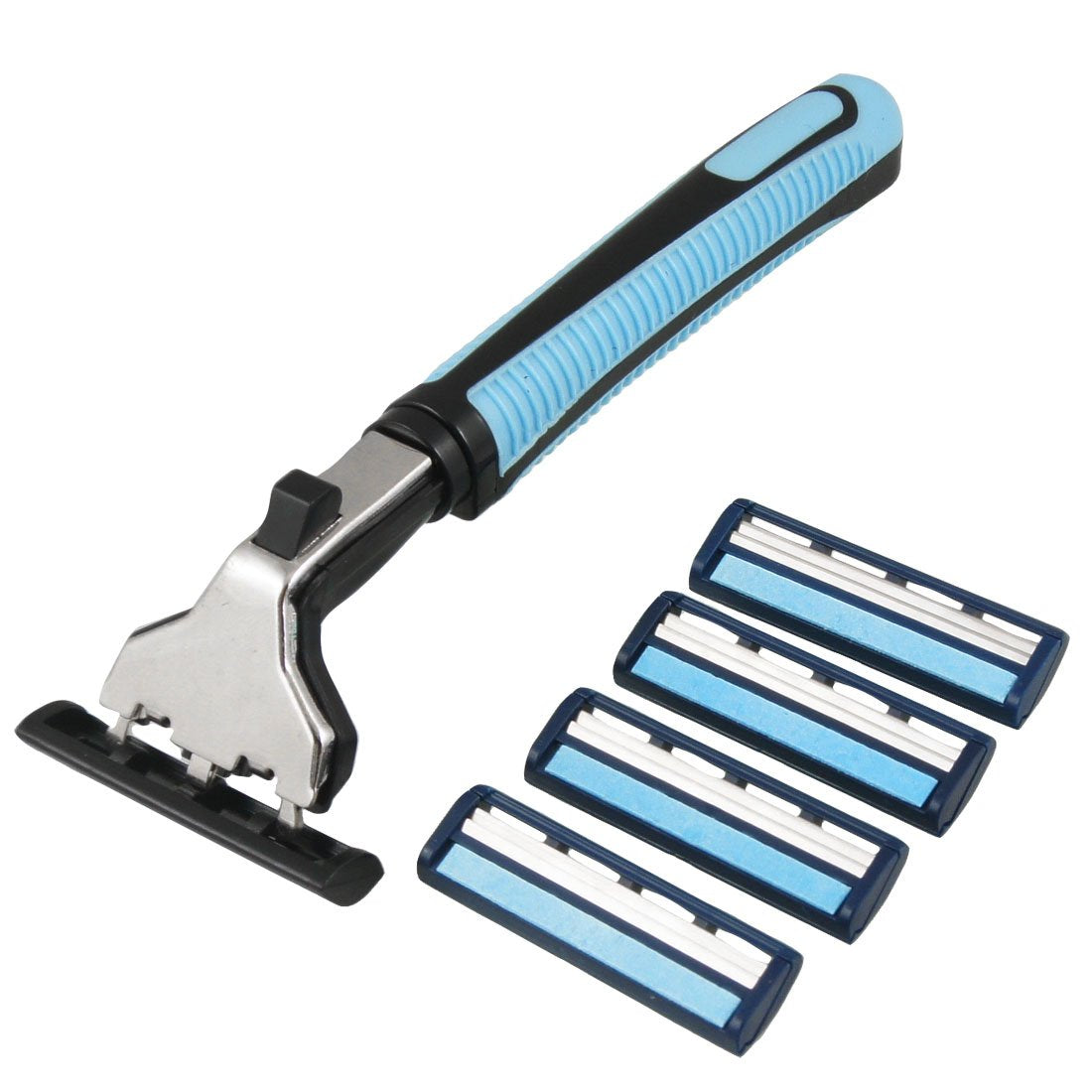 Ruilogod Plastic Handle Double Layer Blades Manual Shaver Razor (id: 118 5ef 068 7c9 455 Beauty and Personal Care Ruilogod