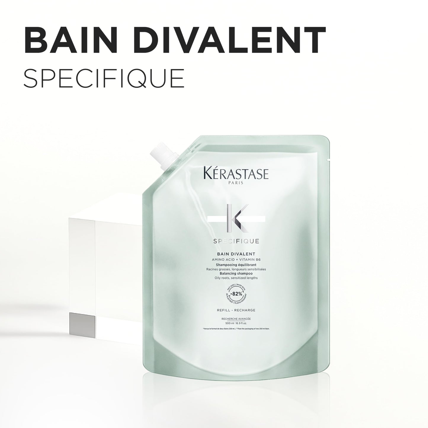 Kerastase Specifique Balancing Shampoo Refill For Oily Scalp & Hair - Cleanses Oil From Roots and Hydrates Dry Hair Ends Beauty and Personal Care KÉRASTASE