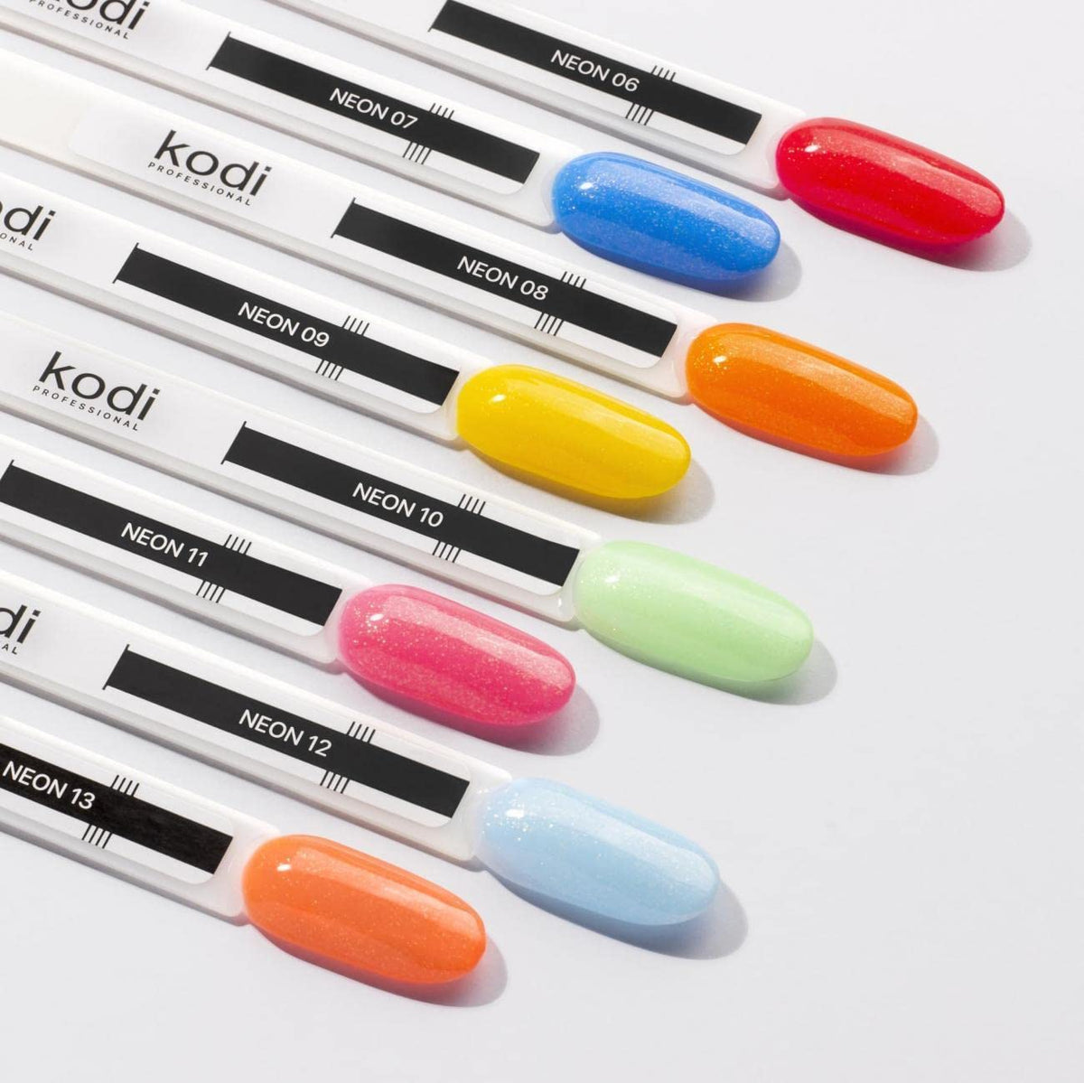 kodi professional Color Rubber Base Gel, NEON 01 | 7 ML | 0.24 oz | Stylish | bright |original |shades (NEON 02)