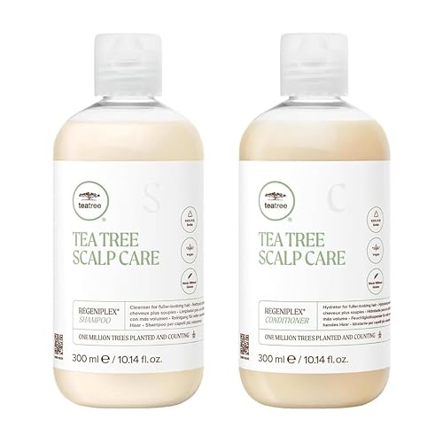Tea Tree Scalp Care Holiday Gift Set, Shampoo + Conditioner, For Fine + Thinning Hair Beauty & Personal Care Tea Tree