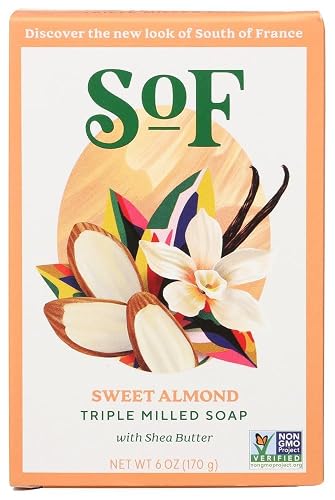 South Of France Soap Bar Almnd Gourmande 6 oz Pack of 2 Beauty & Personal Care South Of France