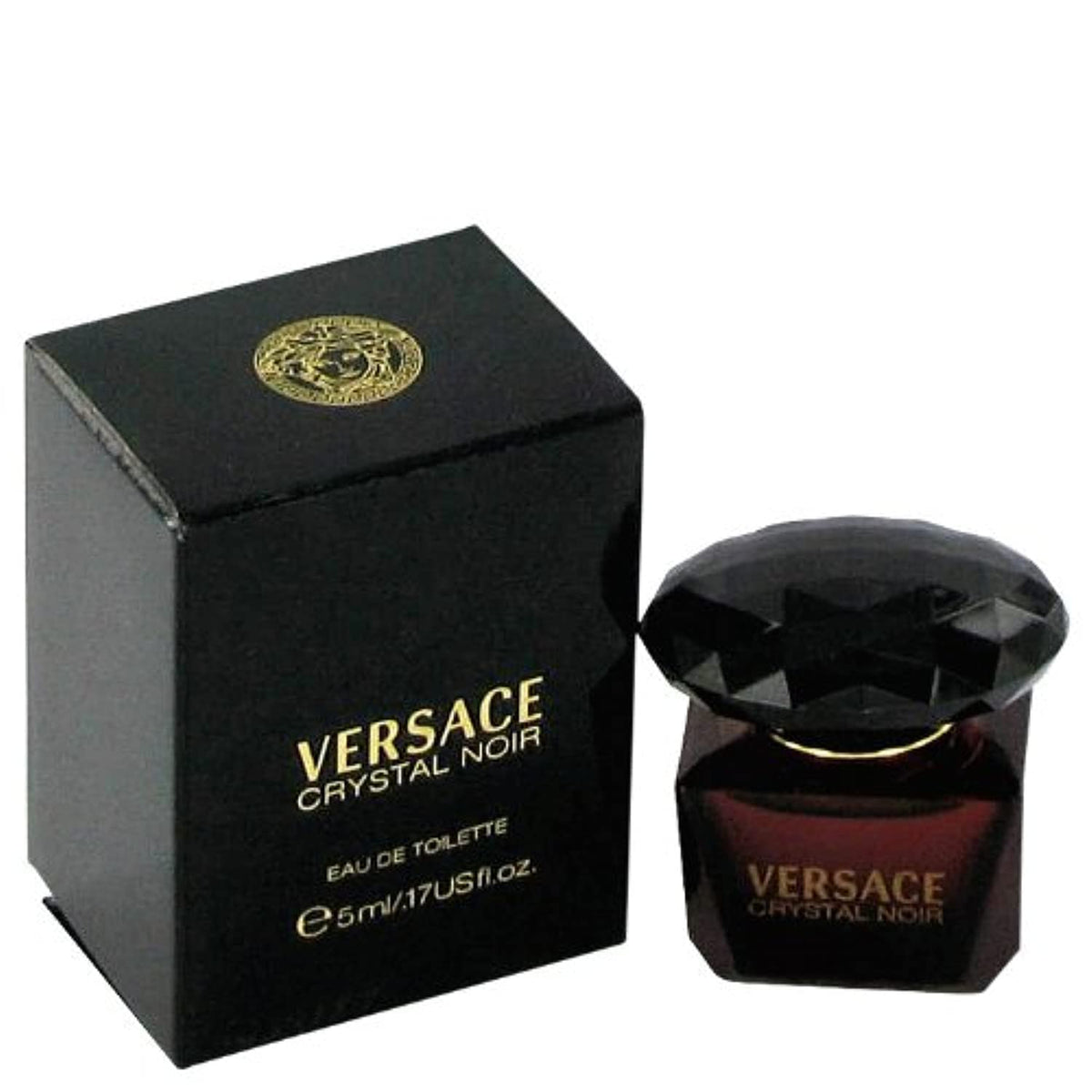 Versace Crystal Noir for Women Eau de Toilette Mini, 0.17 Ounce Beauty & Personal Care Versace