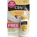 Olay Ultra Moisture with Shea Butter Beauty Bar - 6 Pack - W Bonus Body Wash Beauty & Personal Care Olay