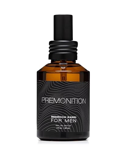 Bedroom Kandi for Men Premonition Pheromone-Enhanced Eau de Parfum Spray 2 oz (60 ml) - Citrus, Neroli & Cedarwood Fragrance - Long-Lasting Cologne Beauty & Personal Care Kandi