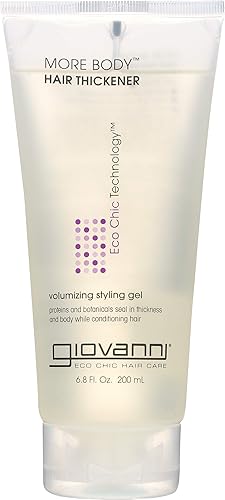 GIOVANNI COSMETICS More Body Hair Thickener Volumizing Styling GEL - More Body And Thickness Exactly Where You Need It And Want It (6.8 Ounce/200 Beauty & Personal Care GIOVANNI