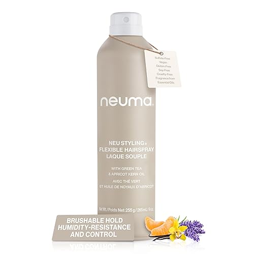Neuma Neu Styling Flexible Hair Spray 9 Fl. Oz. Hairspray for Women with Lavender, Mandarin & Vanilla Scent, Flexible Hold Styling Hairspray Beauty & Personal Care NEUMA