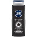 NIVEA FOR MEN Body Wash Active Clean 16.9 oz (Pack of 12) Beauty & Personal Care NIVEA MEN