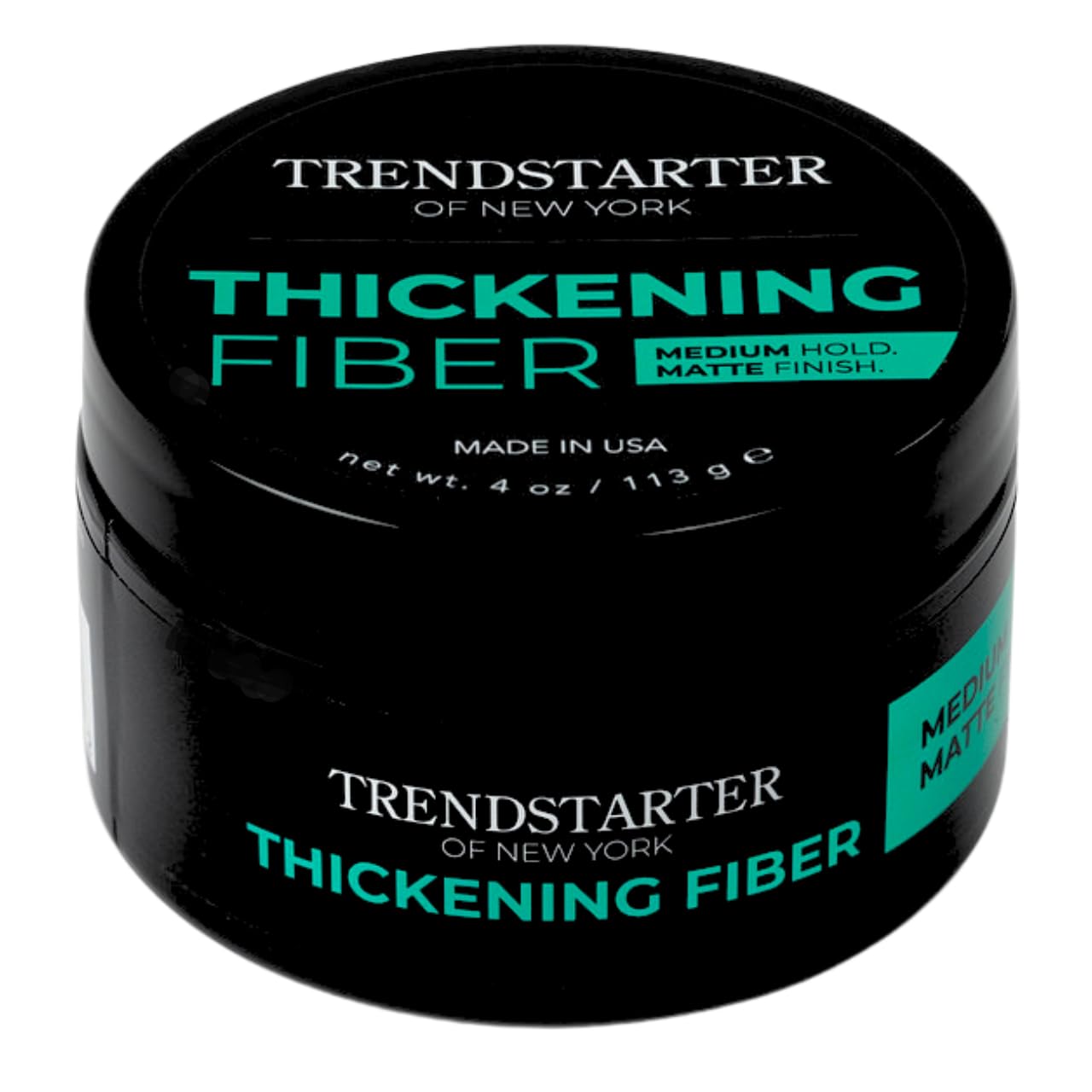 TRENDSTARTER - THICKENING FIBER (4oz) - Medium Hold - Matte Finish - Premium Hair Thickening Clay Pomade - Water-Based - All-Day Hold Styling Product Beauty & Personal Care TRENDSTARTER