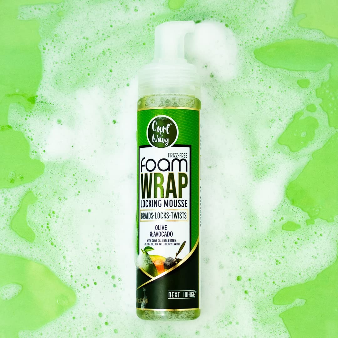 NEXT IMAGE Foam Wrap Locking Mousse (Olive & Avocado) Beauty & Personal Care NEXT IMAGE