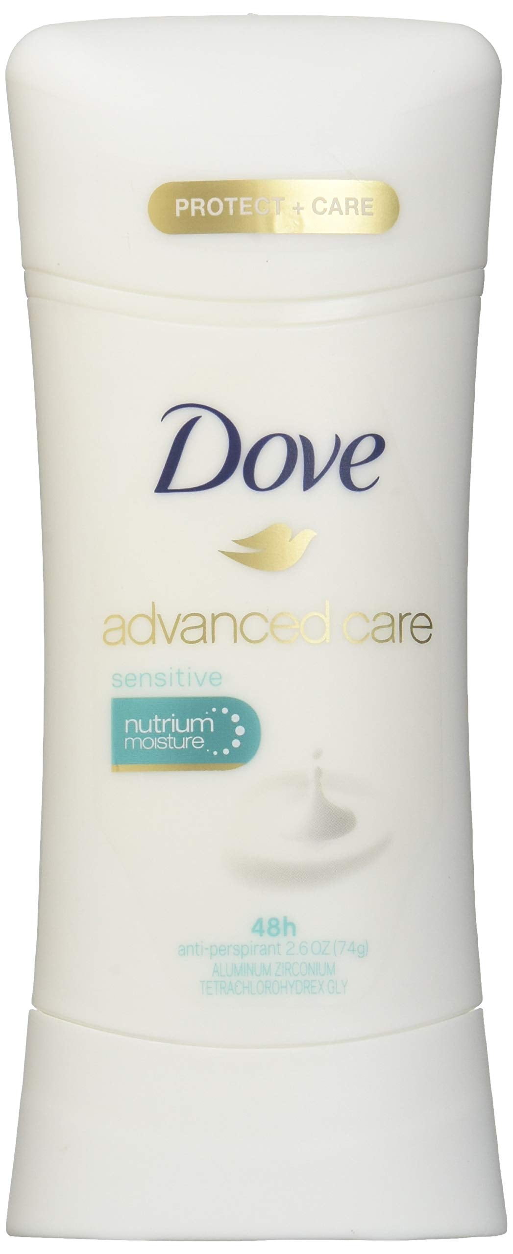 Dove Advanced Care Sensitive Skin Antiperspirant Deodorant, 2.6 Ounce - 12 per case. Beauty and Personal Care Dove