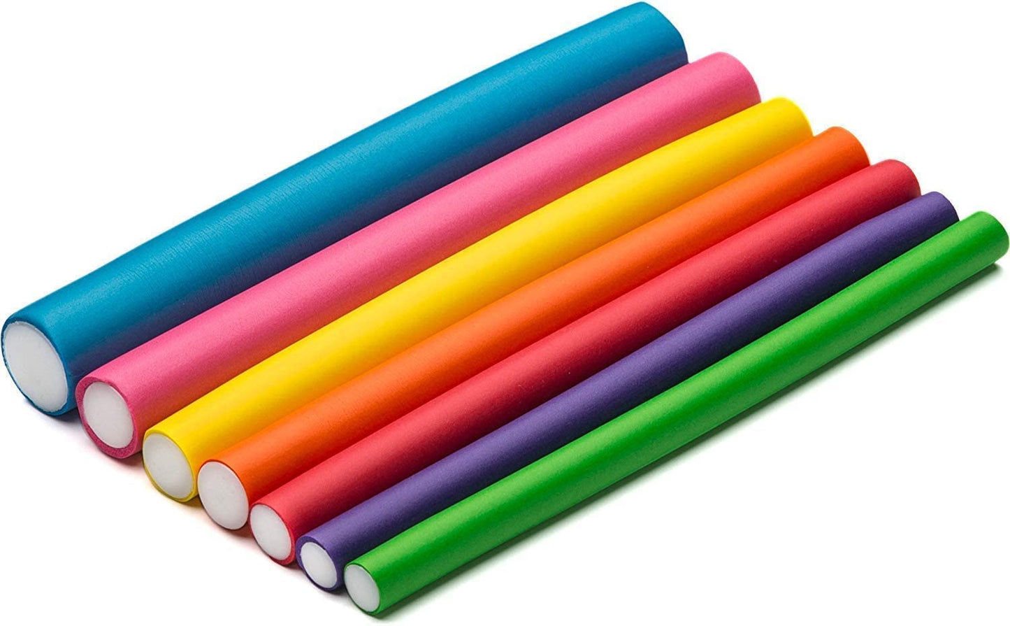 Tifara Beauty Salon Heatless Flexible Hair Rollers Curlers 42-pack 7" Soft Foam Flexi Twist Curling Rods for Short Long Hair Beauty & Personal Care Tifara Beauty