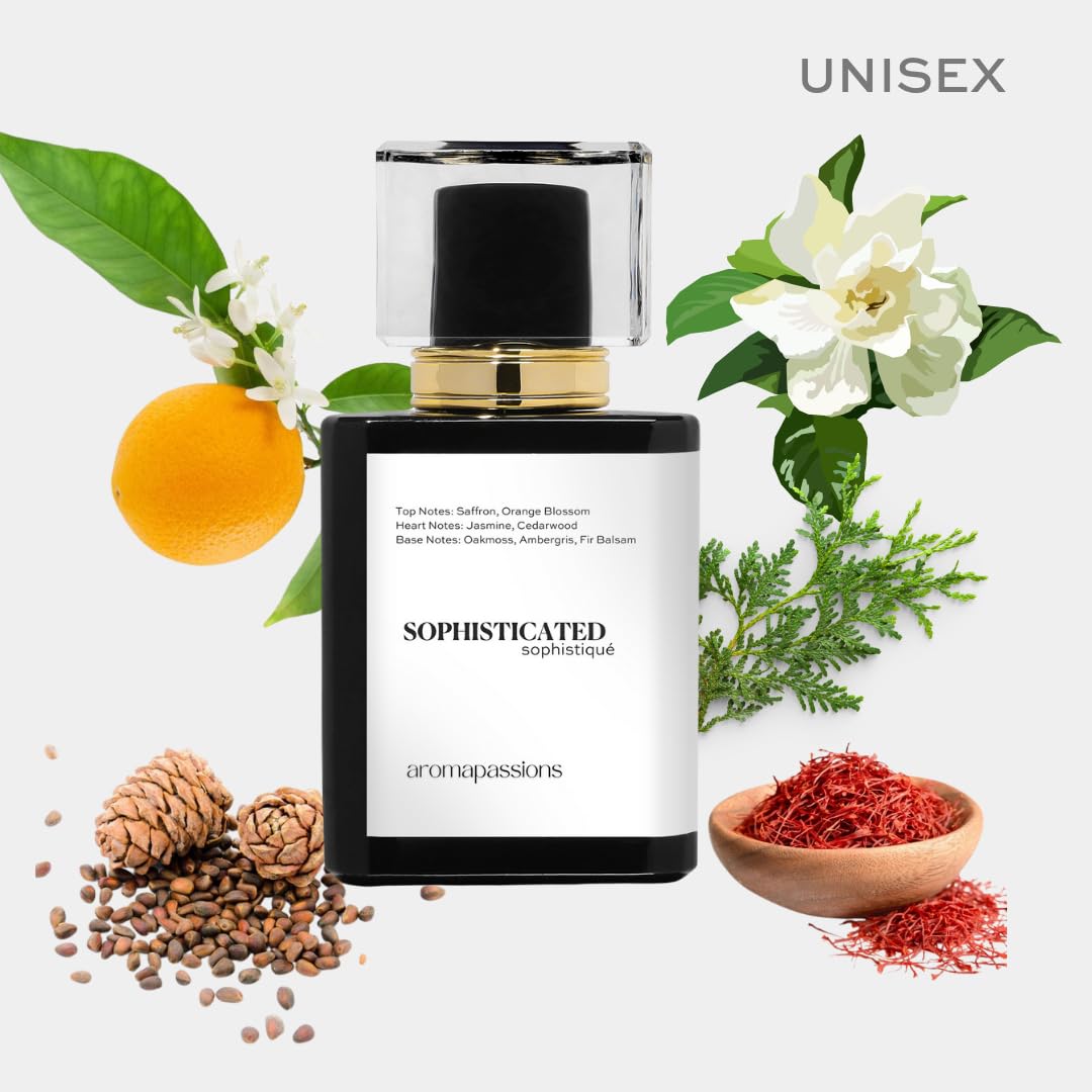 SOPHISTICATED | Inspired by BACARAT RGE 540 | Pheromone Perfume for Men Women | Extrait De Parfum | Long Lasting Dupe Clone Cologne | Essential Oil Beauty & Personal Care aromapassions