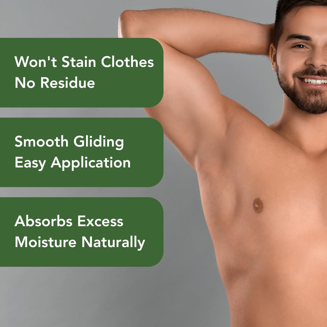 All Natural Deodorant for Men Aluminum Free - Hypoallergenic Men's Deodrant, Magnesium Deodorant for Sensitive Skin - Absorbs Sweat - Won’t stain Beauty and Personal Care MONA