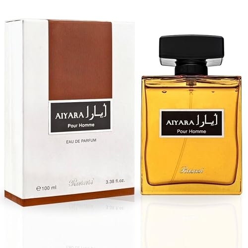RASASI Aiyara Eau De Parfum Spray 100ML (3.38 OZ) - Long Lasting Arabian Perfume For Men -Spicy, Woody & Sweet Fragrance, Captivating Masculine Scent Beauty & Personal Care RASASI