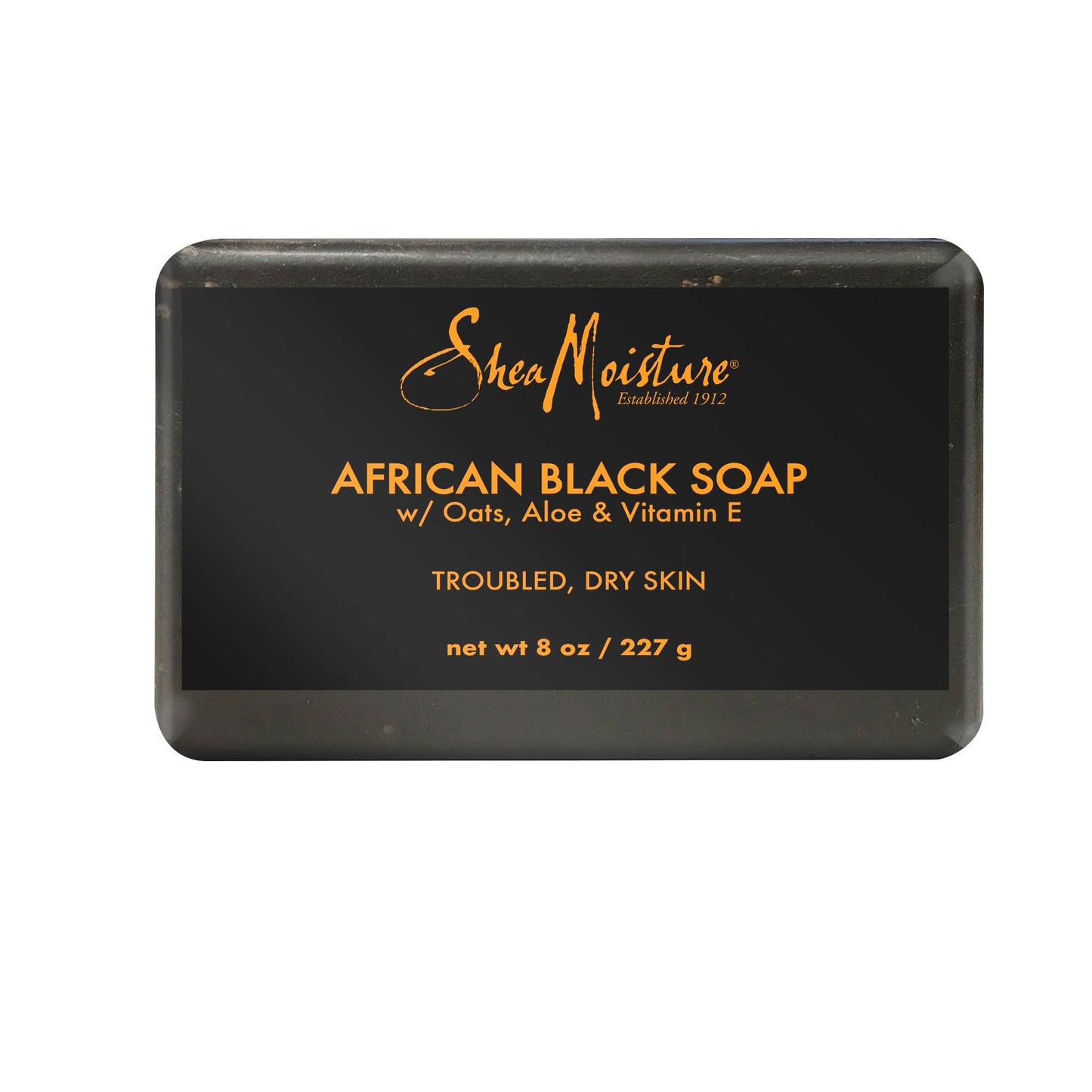 SheaMoisture Bar Soap for Troubled Skin African Black Soap Cleanser with Shea Butter 8 oz Beauty & Personal Care Shea Moisture