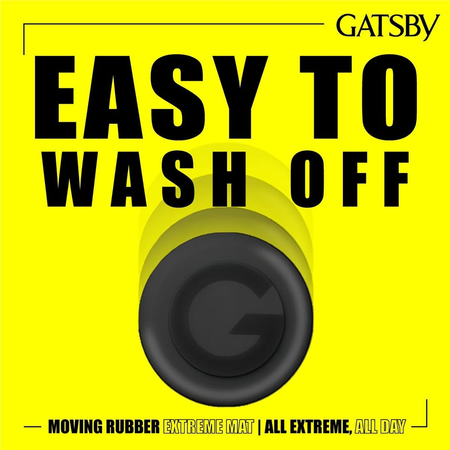GATSBY Moving Rubber Extreme Mat Hair Styling Wax US version - Strong Hold, Matte Finish, 80g/2.8oz by Mandom achieve any desired hairstyle, from Beauty & Personal Care Gatsby