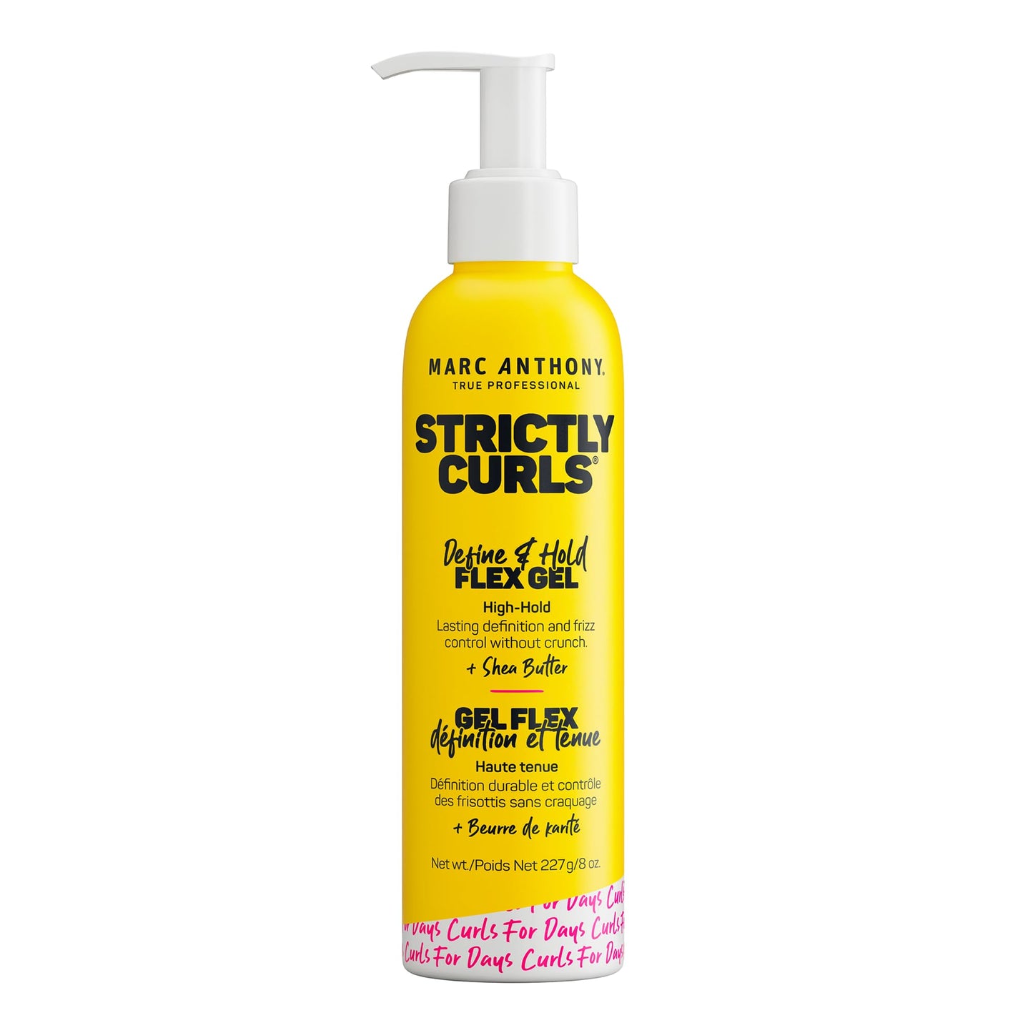 Marc Anthony Define & Hold Flex Hair Styling Gel, Strictly Curls - Medium to Coarse Curls - High Hold, Long-Lasting Frizz Control & Added Shine Beauty & Personal Care Marc Anthony