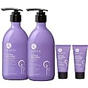 Luseta Biotin Shampoo and Conditioner Set with Argan Oil for Damaged Hair Repair, Growth and Thickening - Full Size and Travel Size (2x16.9 oz + Beauty & Personal Care L LUSETA